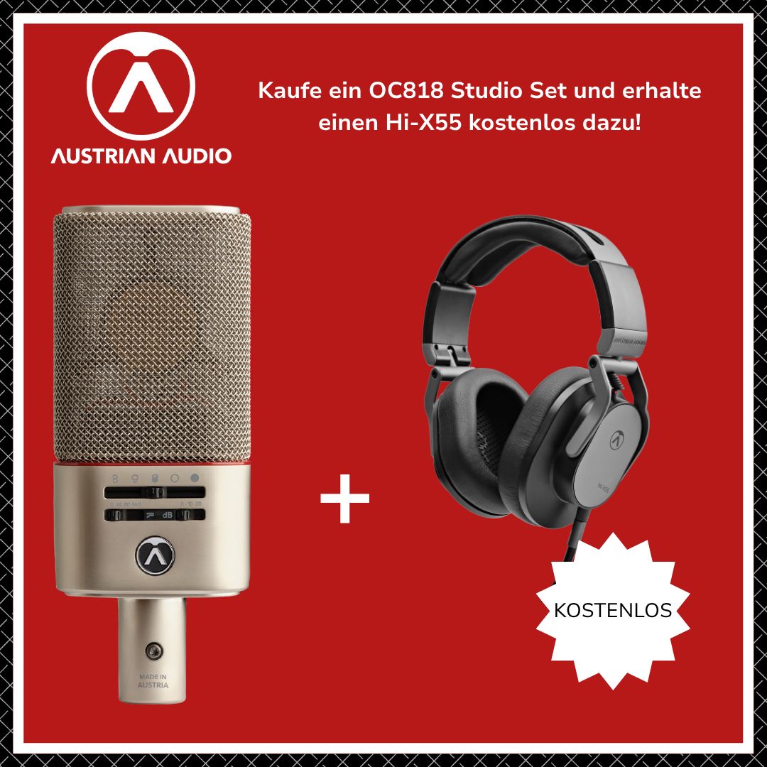 Austrian Audio OC818 black Studio Set