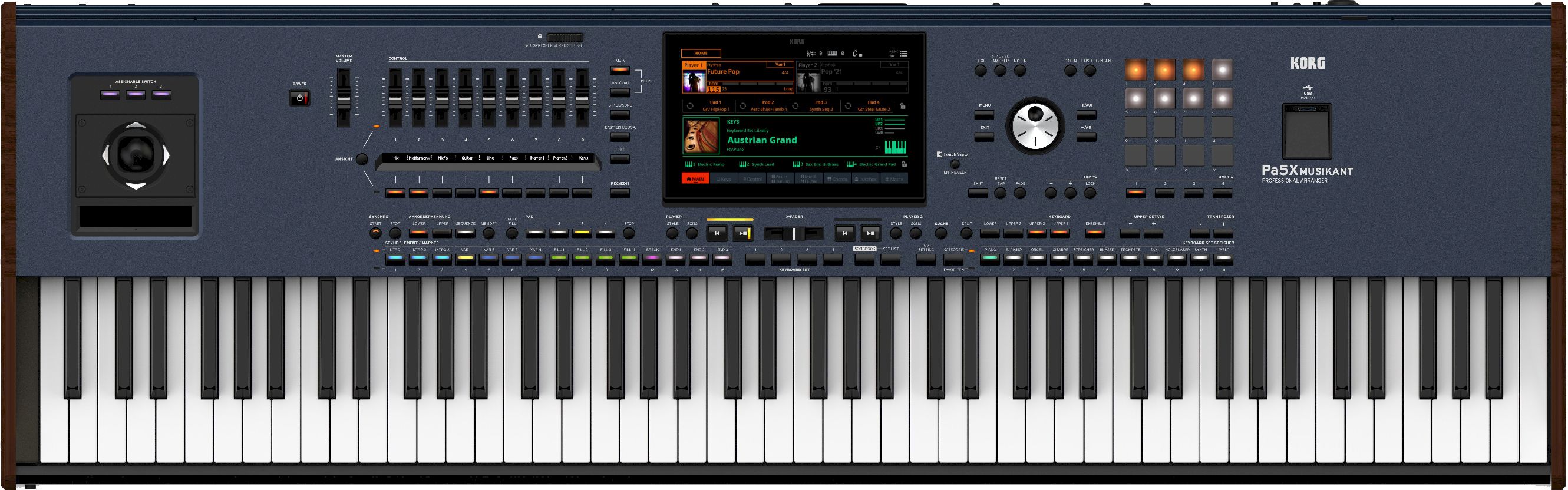 Korg PA5x 88 Musician Entertainer Keyboard Korg PA5x 88 Musician Entertainer Keyboard