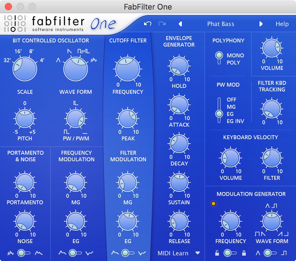 FabFilter One (download licence)