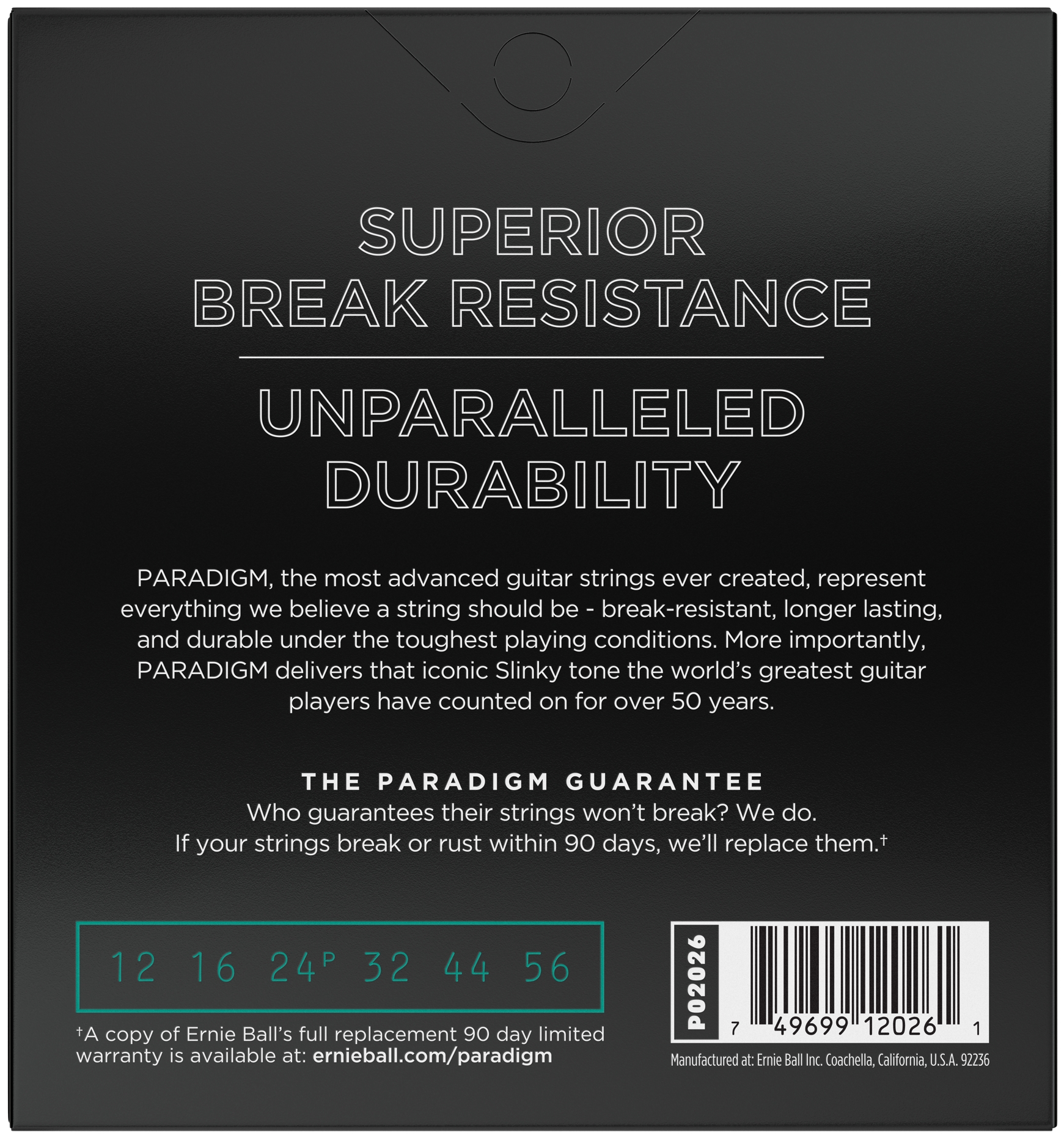 Ernie Ball Paradigm Not Even Slinky 012-056 – Bild 2