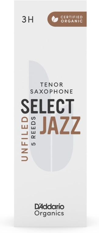 DAddario Woodwinds Organic Sel. Jazz Unfiled TEN 3H