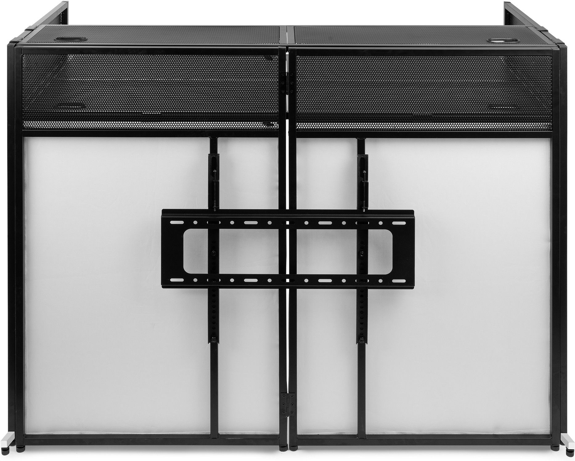 Vonyx DB6 Faltbarer DJ Tisch mit TV Halterung