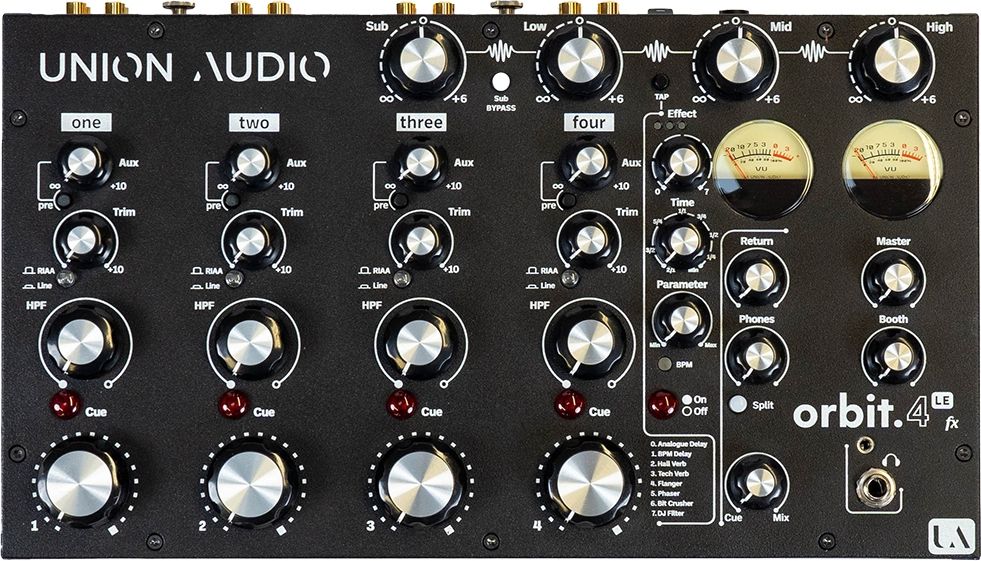 Union Audio ORBIT.4 LE FX 4-Kanal Rotary Desktop Mixer