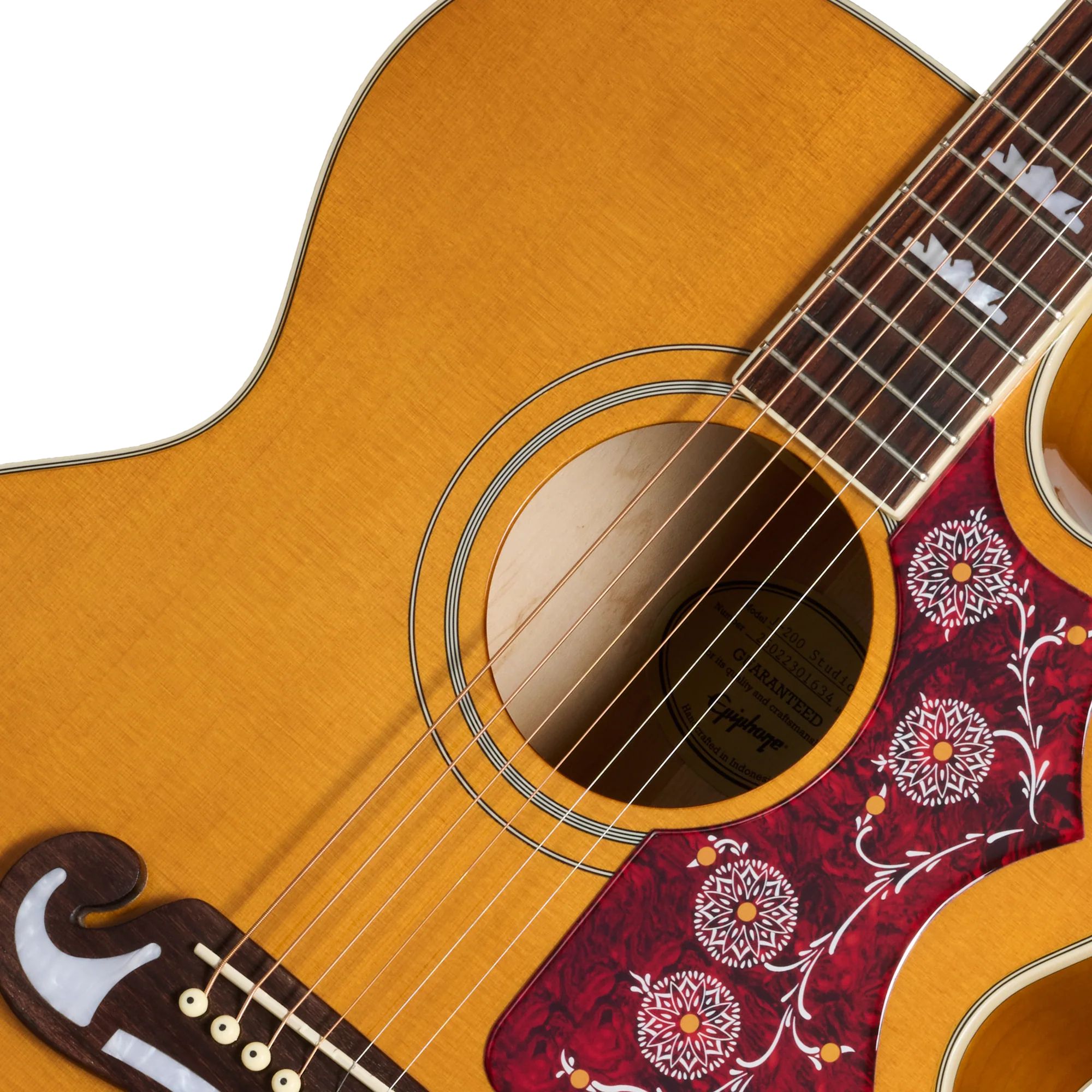 Epiphone J-200 Studio EC Natural – Bild 5