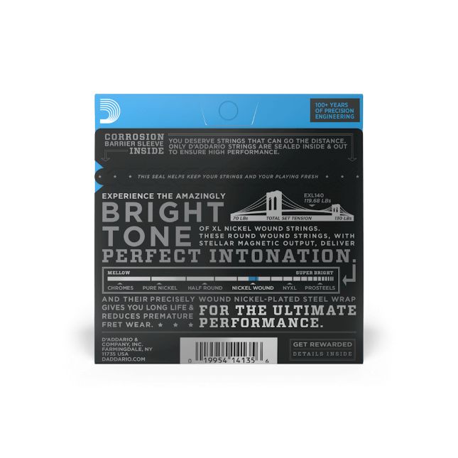 D Addario EXL 140 010-052 Light Top/Heavy Bottom – Bild 2