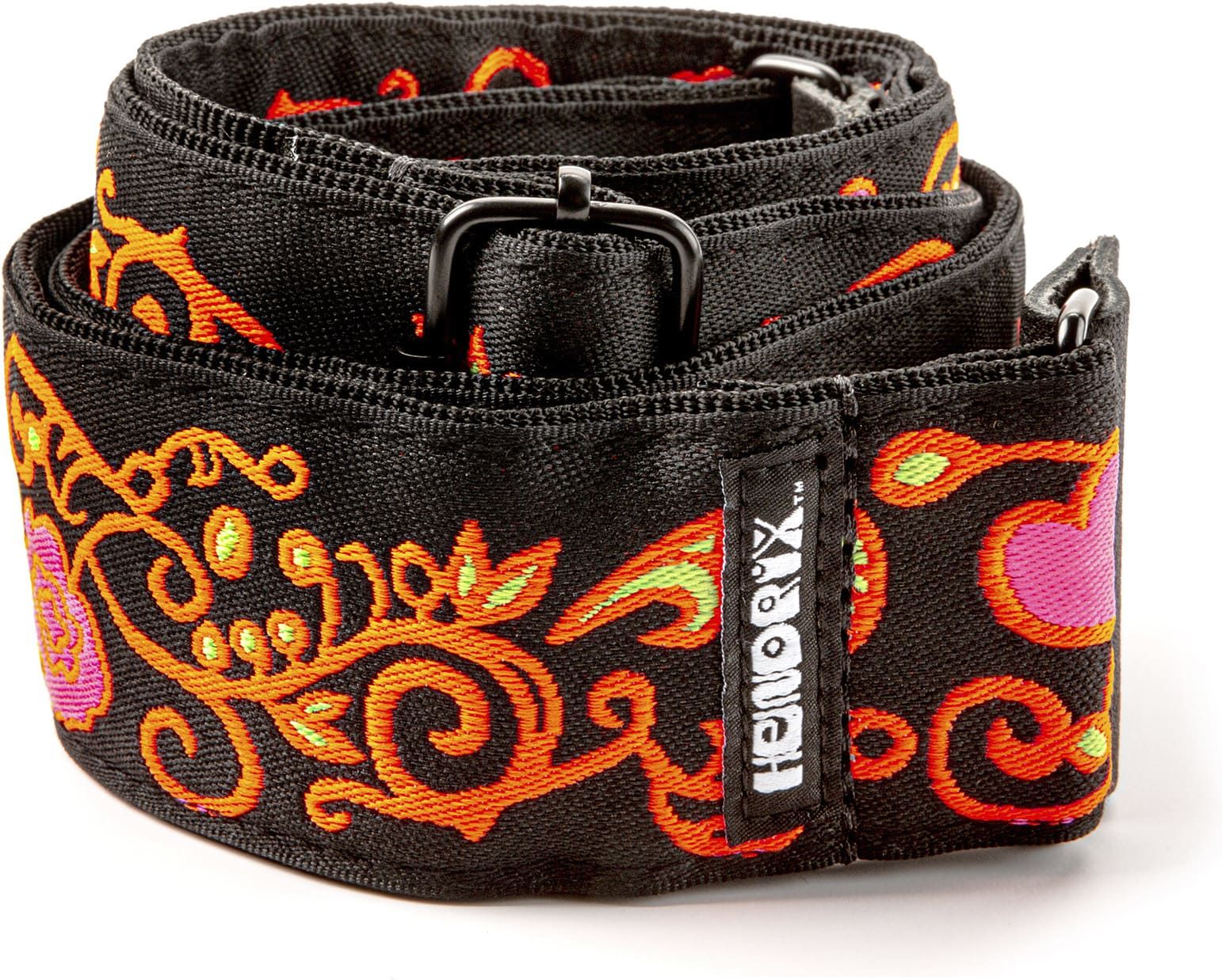 Dunlop Jimi Hendrix Blacklight Strap Monterey Orange JH23 – Bild 2