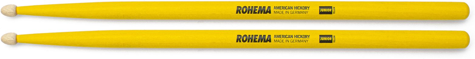 Rohema Junior Sticks Yellow lacquer Rohema Junior Sticks Yellow lacquer
