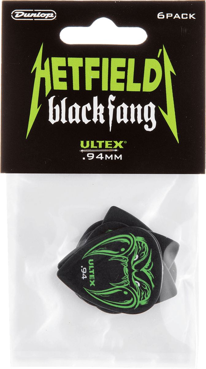 Dunlop Hetfield Black Fang Picks 0.94 mm PH112P94 Pack of 6