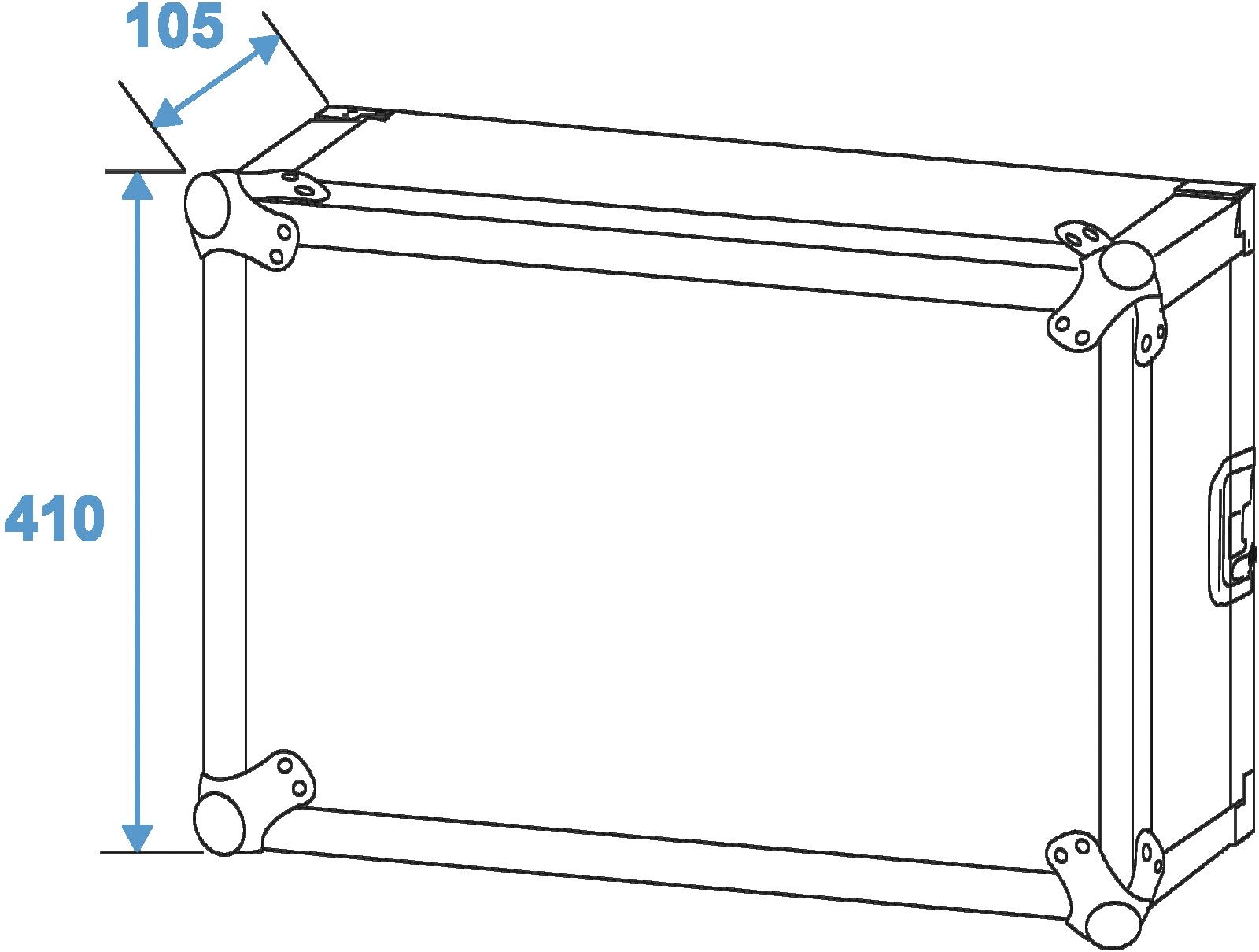 ROADINGER Verstärkerrack PR-2, 8HE, 47cm tief – Bild 6