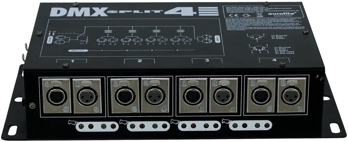 Eurolite DMX Split 4 Splitter – Bild 3