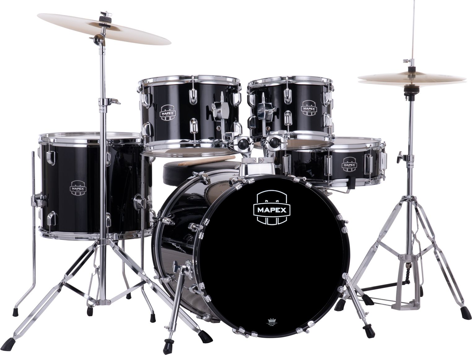 Mapex MXCM5844FTCDK Comet Fusion Set - Dark Black 18
