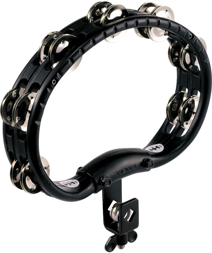 Meinl TMT2BK ABS Mounted Steel Jingle Tambourine