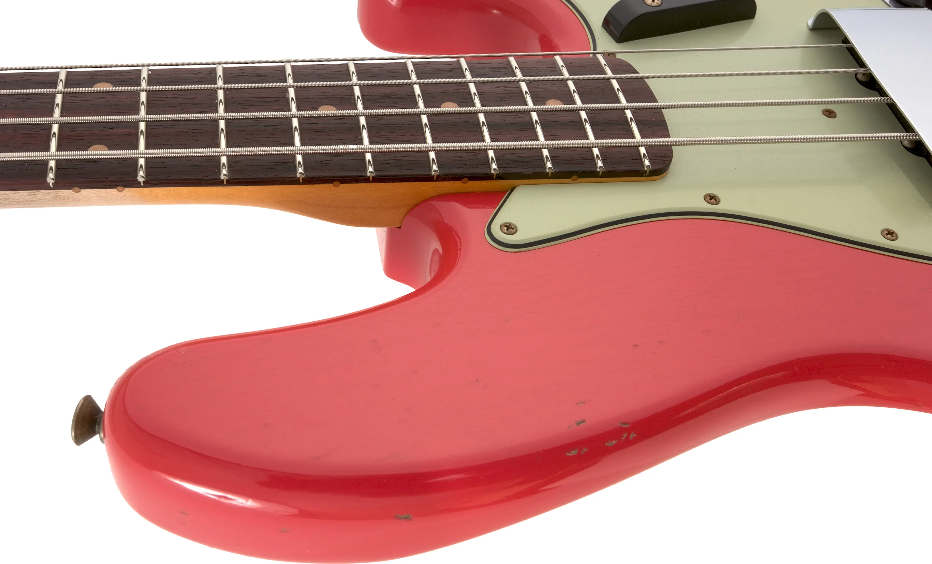 Fender Custom Shop 1963 Jazz Bass Journeyman Relic Aged Fiesta Red (Gebraucht) – Bild 7