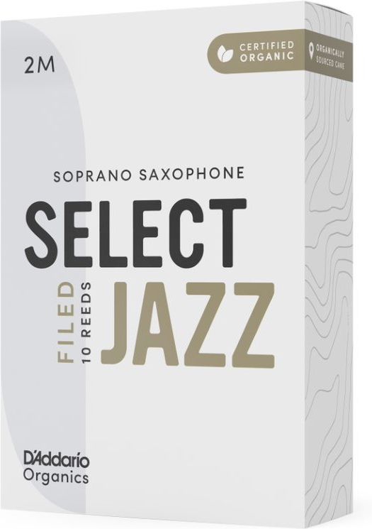 DAddario Woodwinds Organic Sel. Jazz Filed SOP 2M