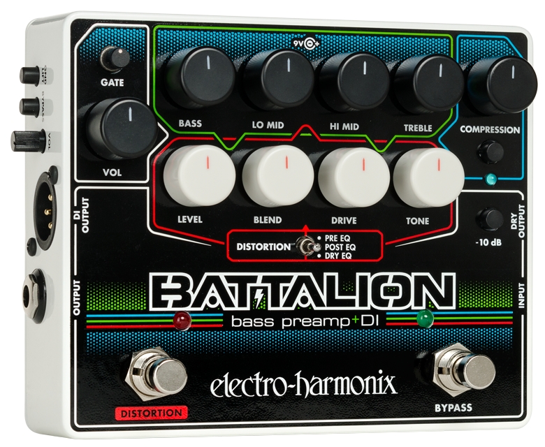 Electro Harmonix Battalion Bass Preamp D.I. - Showroom Modell