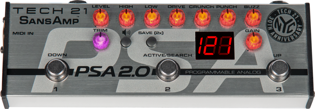 Tech 21 SansAmp PSA 2.0 Preamp Pedal