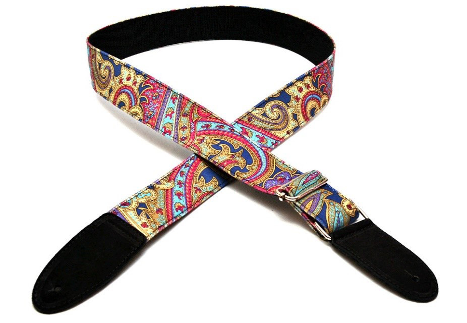 Bourbon Strap Guitar Velvet Blue