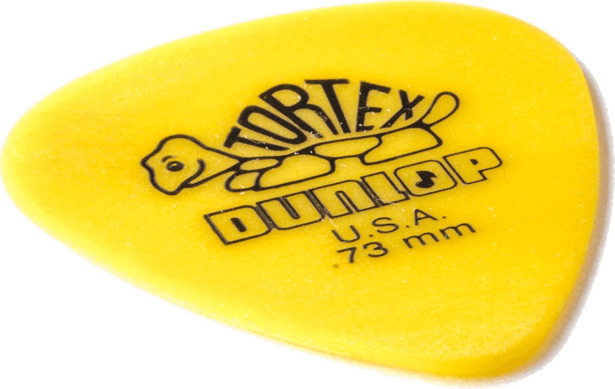 Dunlop Tortex Plektren 0,73mm gelb 418P73 12er Pack – Bild 4