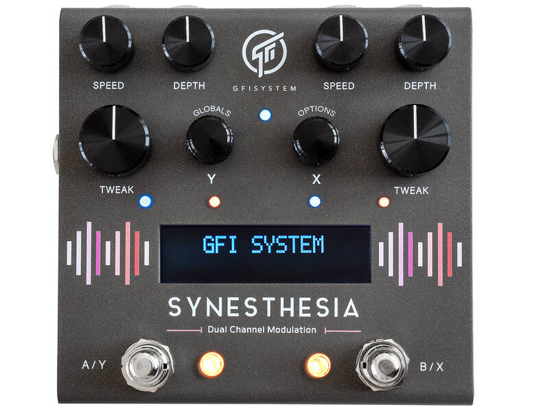 GFI System Synesthesia Modulation Pedal Showroom Modell