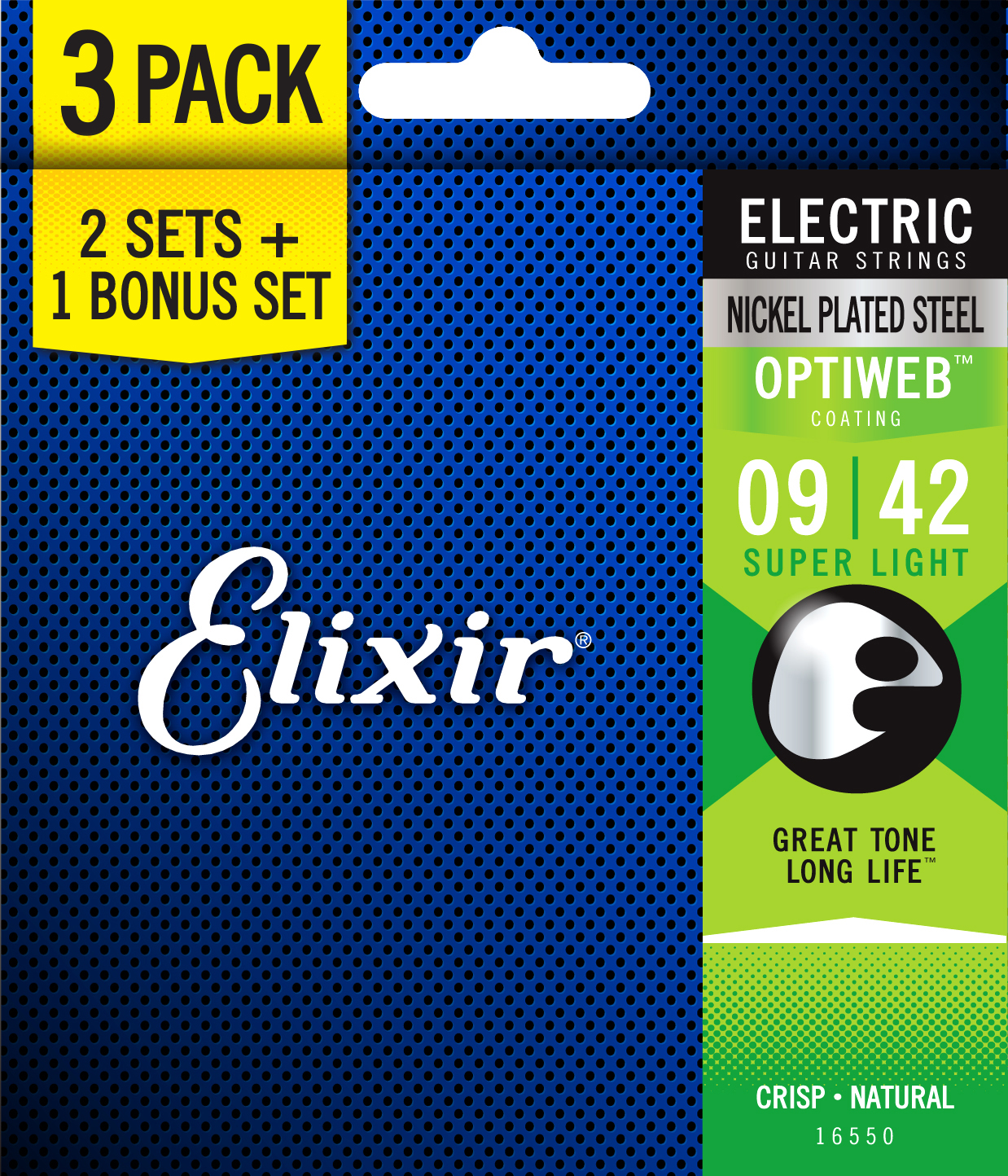 Elixir Optiweb Super Lights 009-042 3-pack – Bild 2