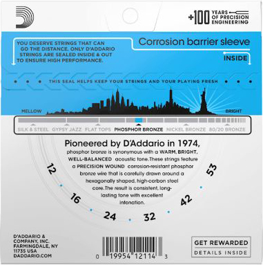 D Addario EJ 16 012-053 Phosphor Bronze  – Bild 2