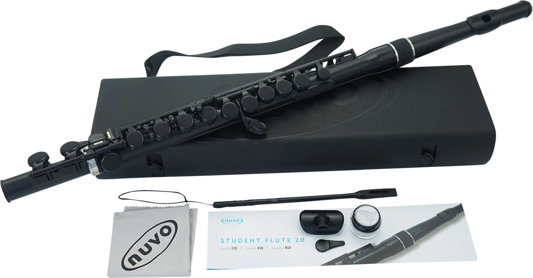 Nuvo Student Flute 2.0 black