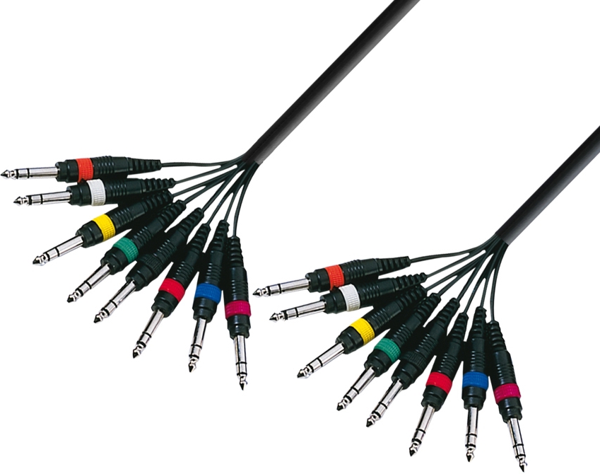Adam Hall Multicore 8Ch 3,0m Klinke/Klinke sym.