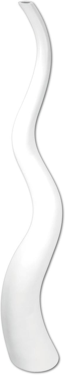 Europalms Designvase WAVE-100, weiß