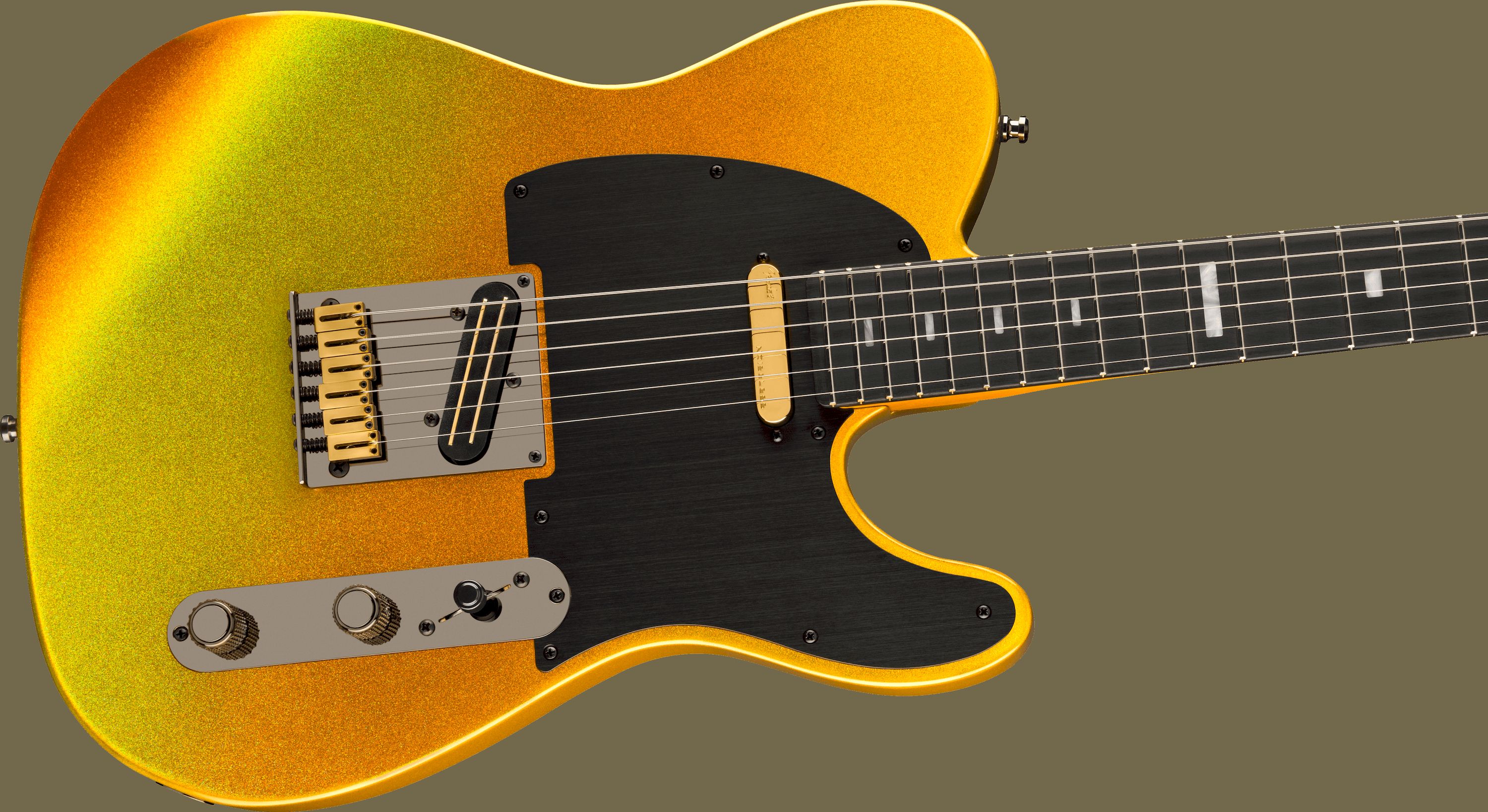 Fender 75th Anniversary American Ultra II Telecaster Liquid Gold – Bild 3