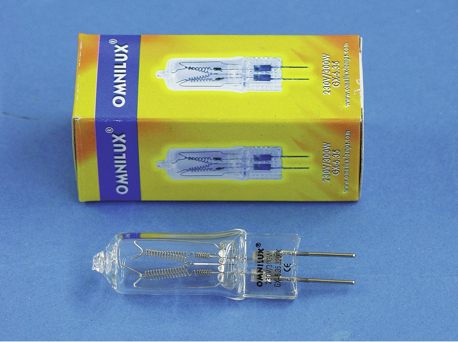Lampe  300W 230V G6.35 #64516 75h Omnilux