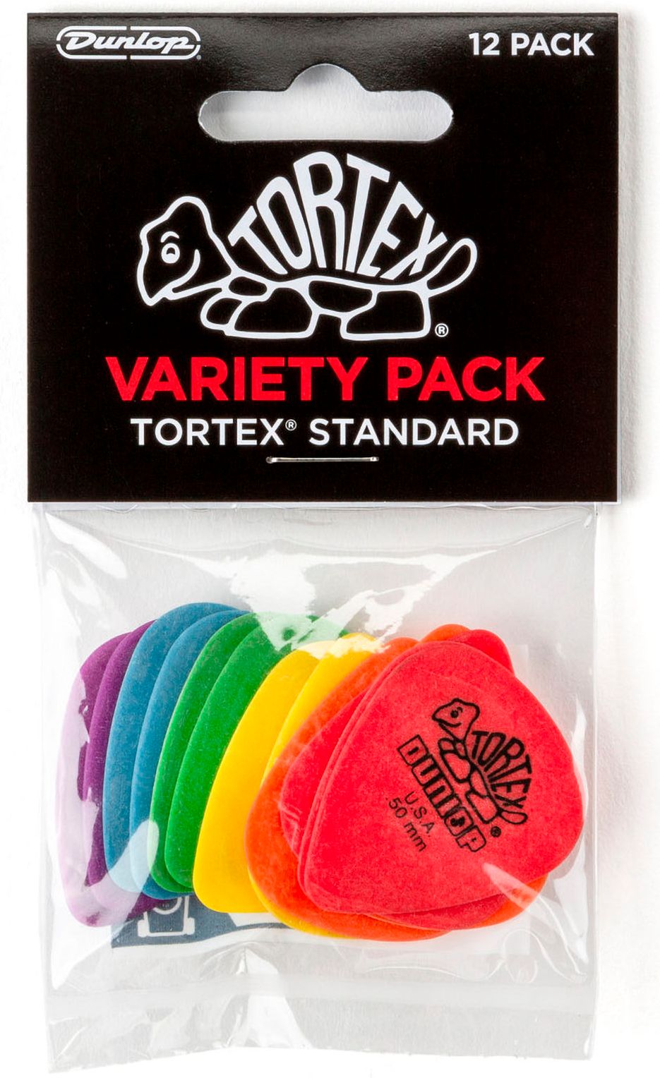 Dunlop Variety Pack Plektren Tortex Player's 12er Pack