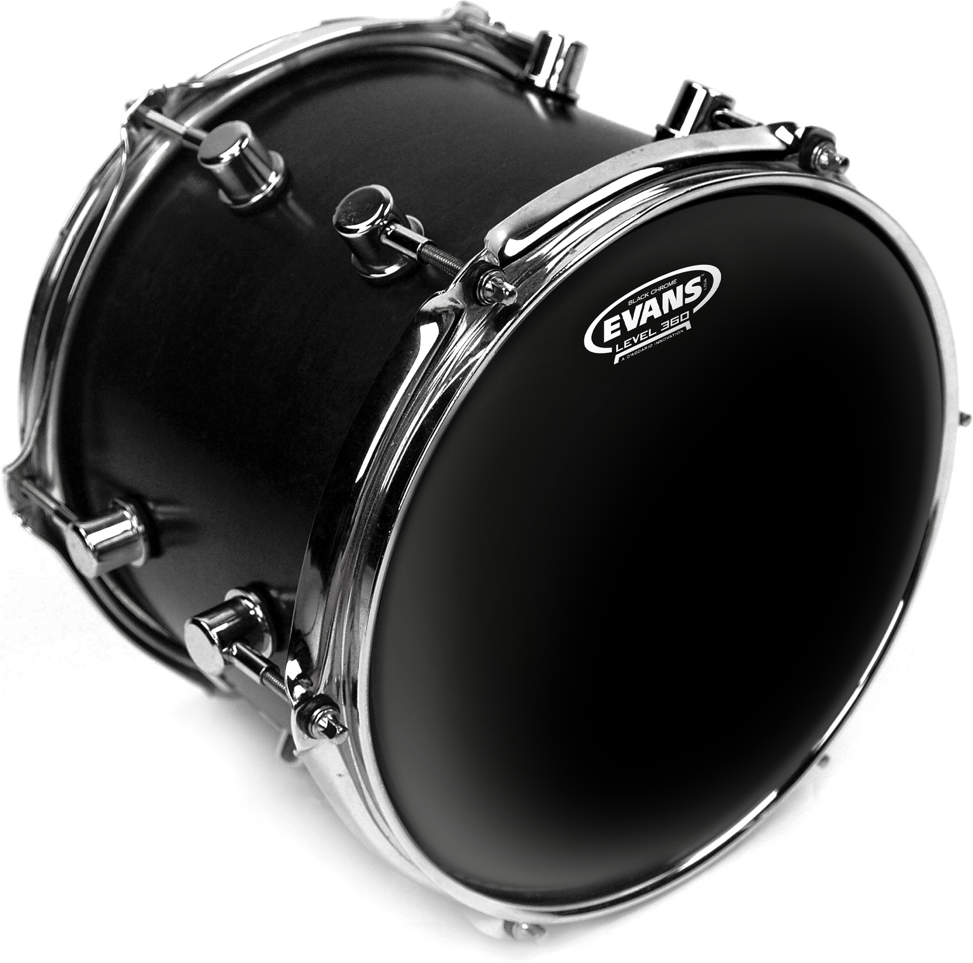 Evans TT10CHR Black Chrome 10