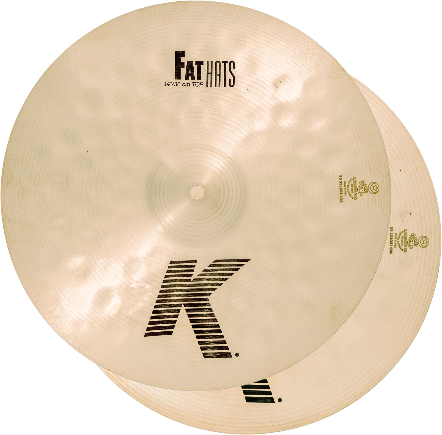 Zildjian K Traditional Fat Hats 14 1/8" (B-Goods) Zildjian K Traditional Fat Hats 14 1/8" (B-Goods)