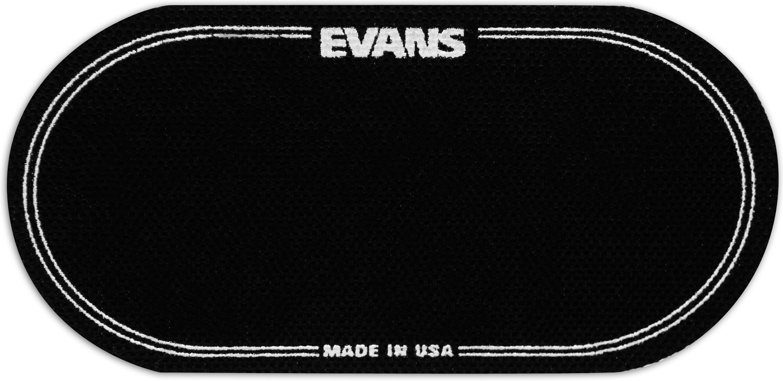 Evans EQPB2 EQ Black Nylon Double Patch Evans EQPB2 EQ Black Nylon Double Patch