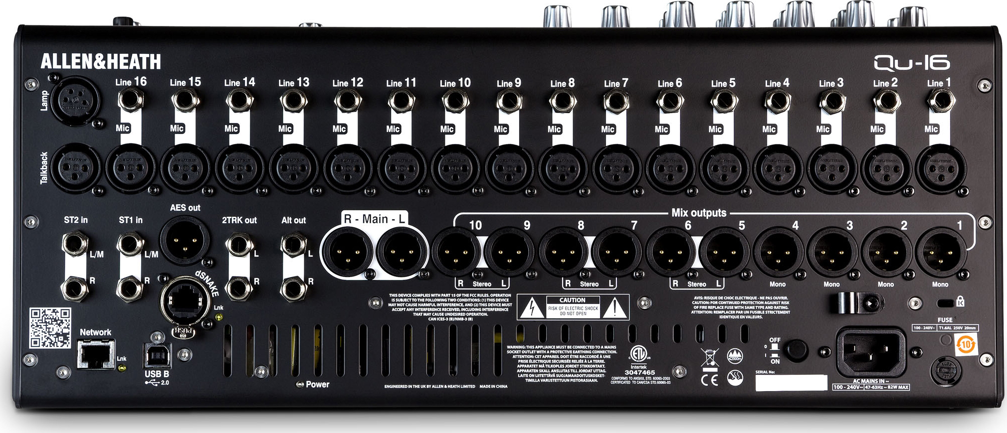 Allen & Heath QU-16 Chrome Allen & Heath QU-16 Chrome