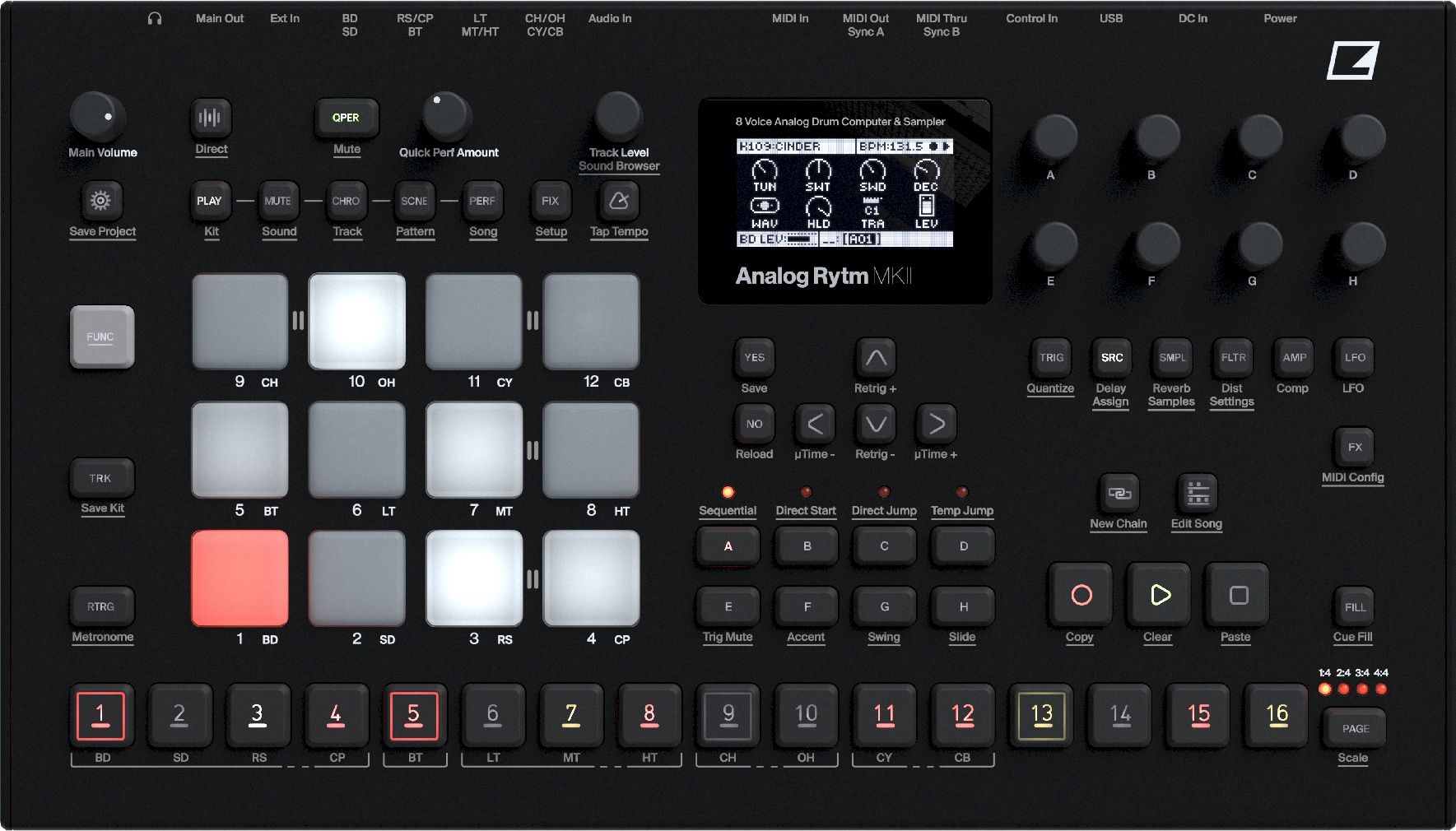 Elektron Analogue Rytm MK2  Elektron Analogue Rytm MK2