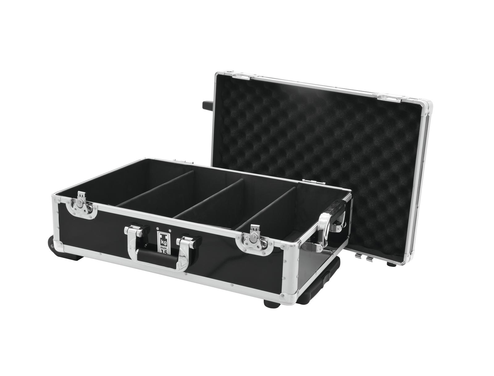 Roadinger CD-Case schwarz 120 CDs mit Trolley