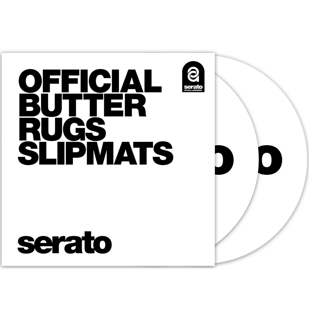 Serato Butter Rugs 12" Slipmat, in white