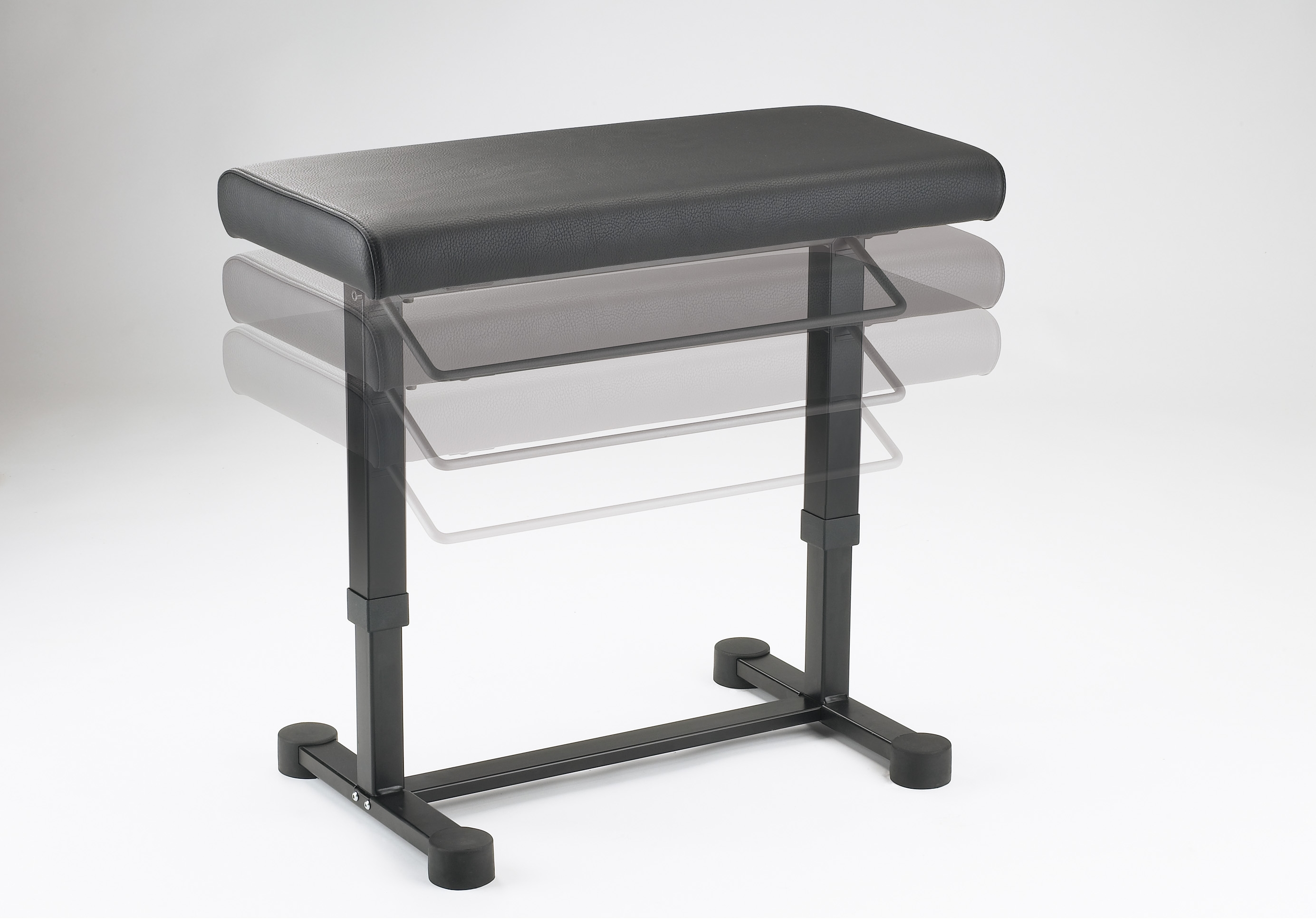 K&M 14080 Uplift piano bench - black imitation leather – Bild 2