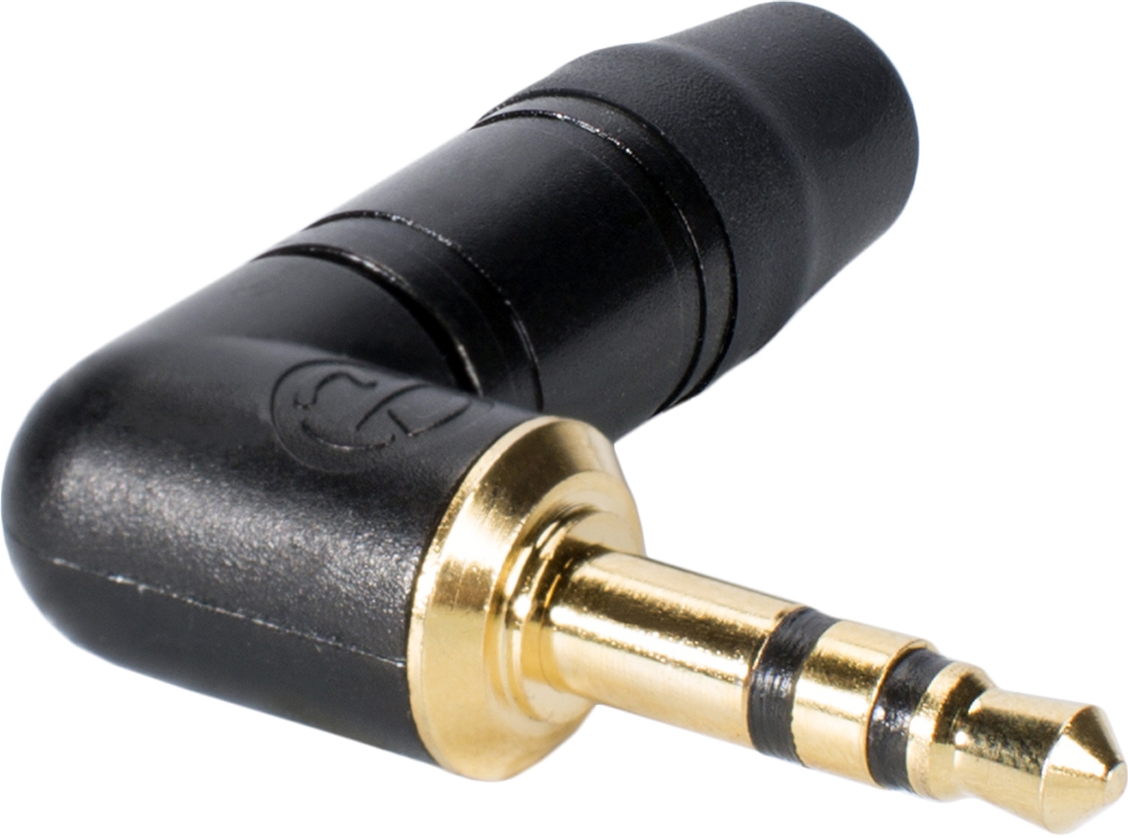 Neutrik NTP3RC-B 3.5 mm angled mini jack stereo