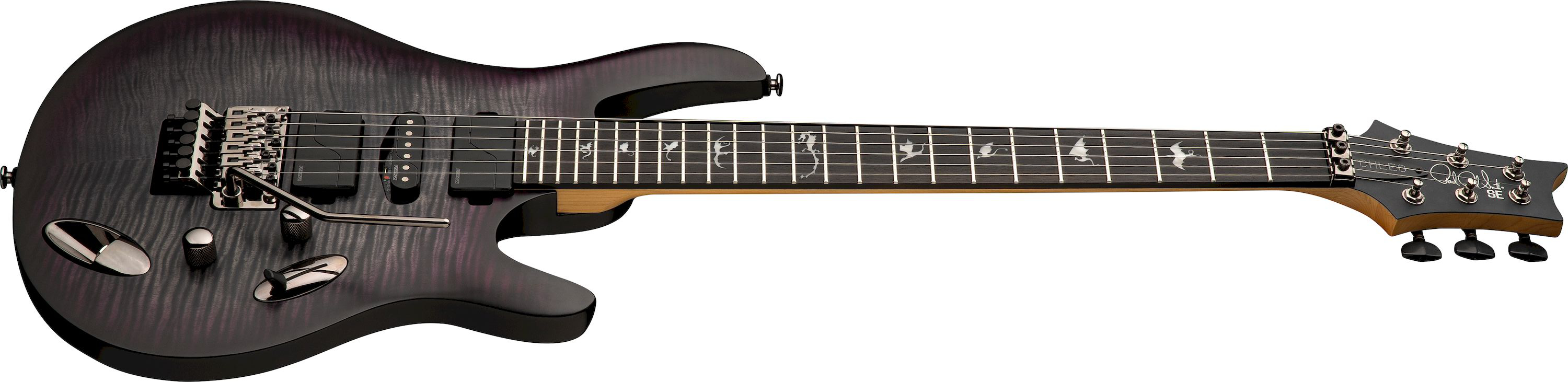 PRS SE Chleo Herman Li Signature Charcoal Purple Burst – Bild 3