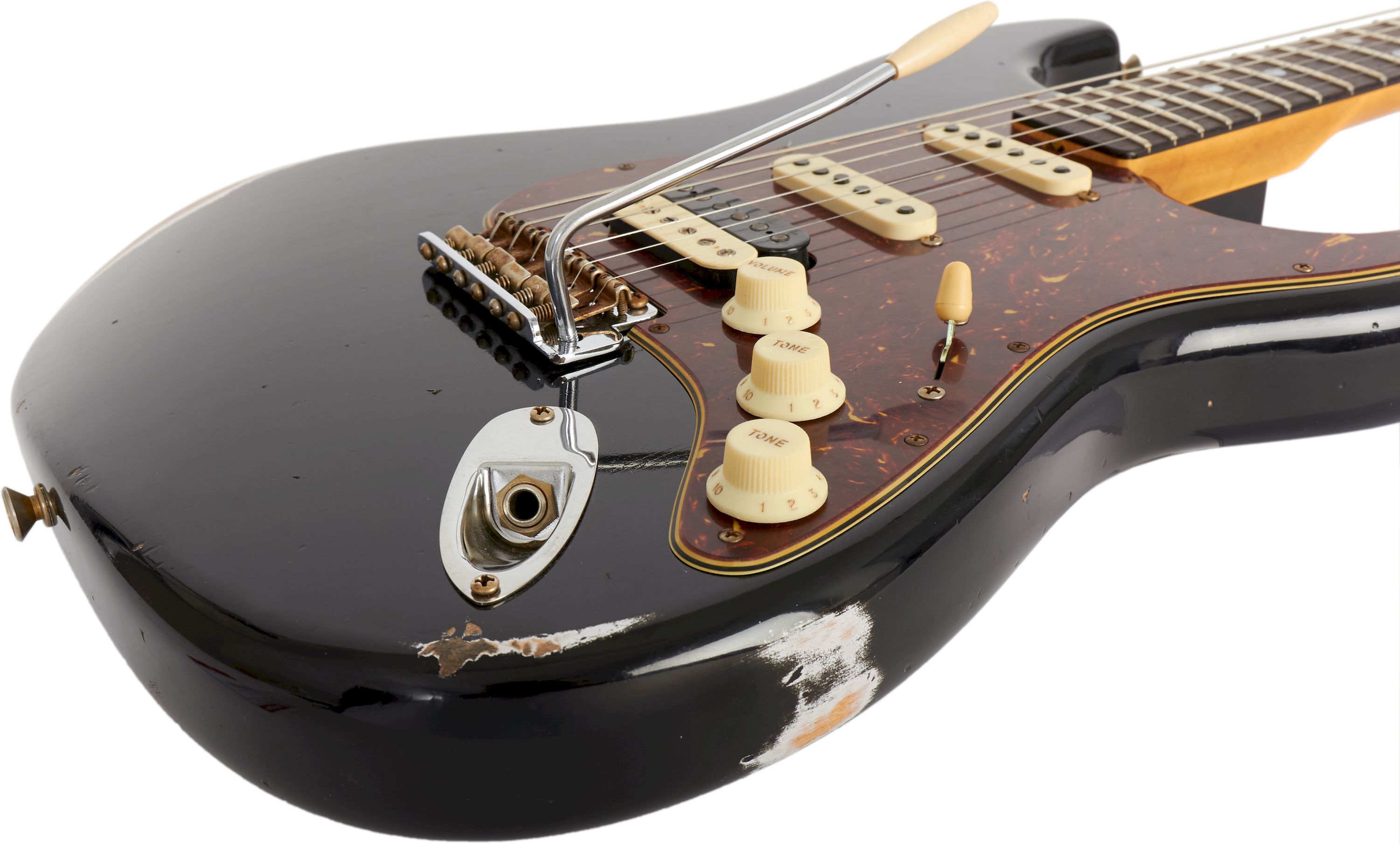 Fender Custom Shop 1967 Stratocaster HSS Relic Aged Black Limited Edition – Bild 7