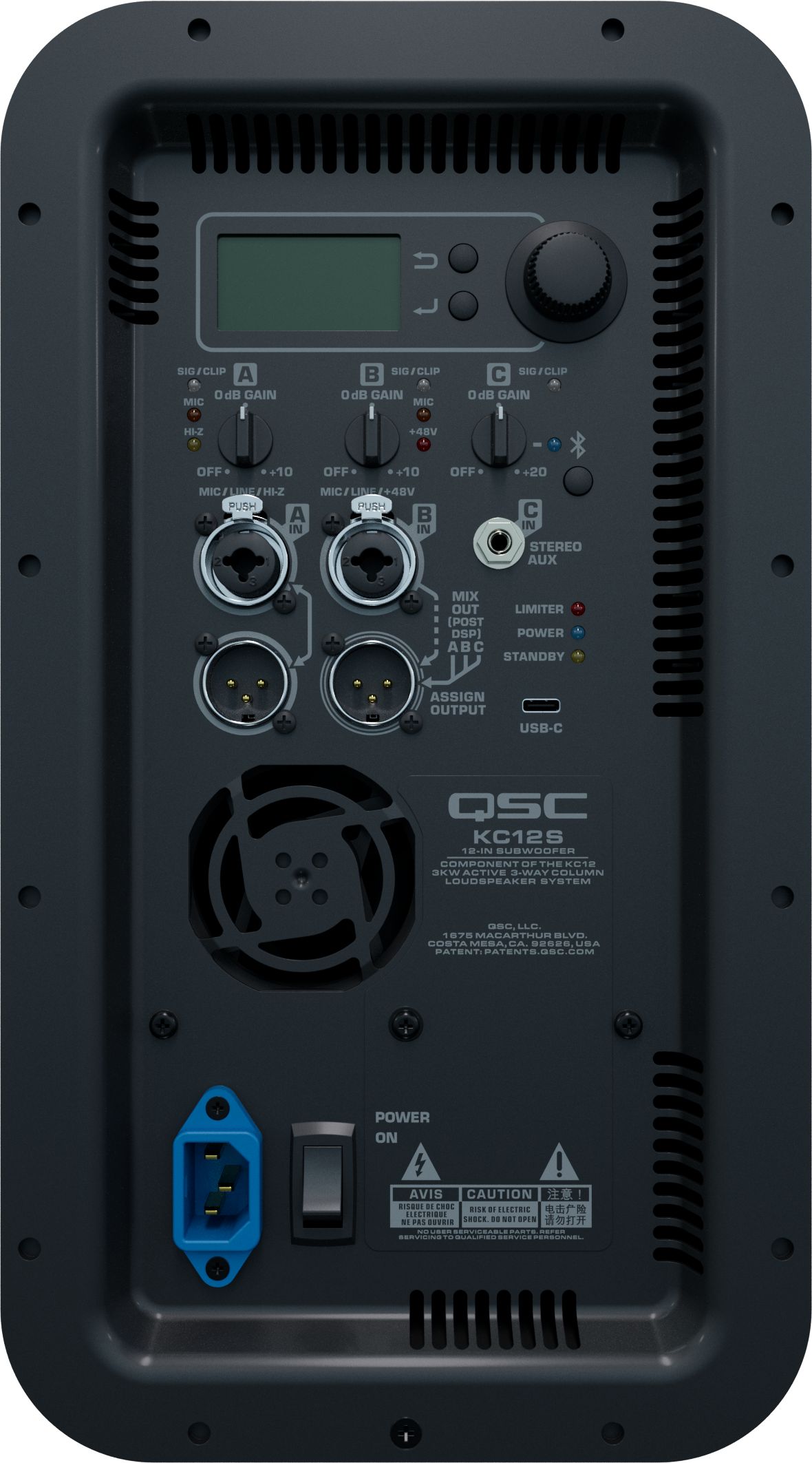 QSC KC 12 BK
