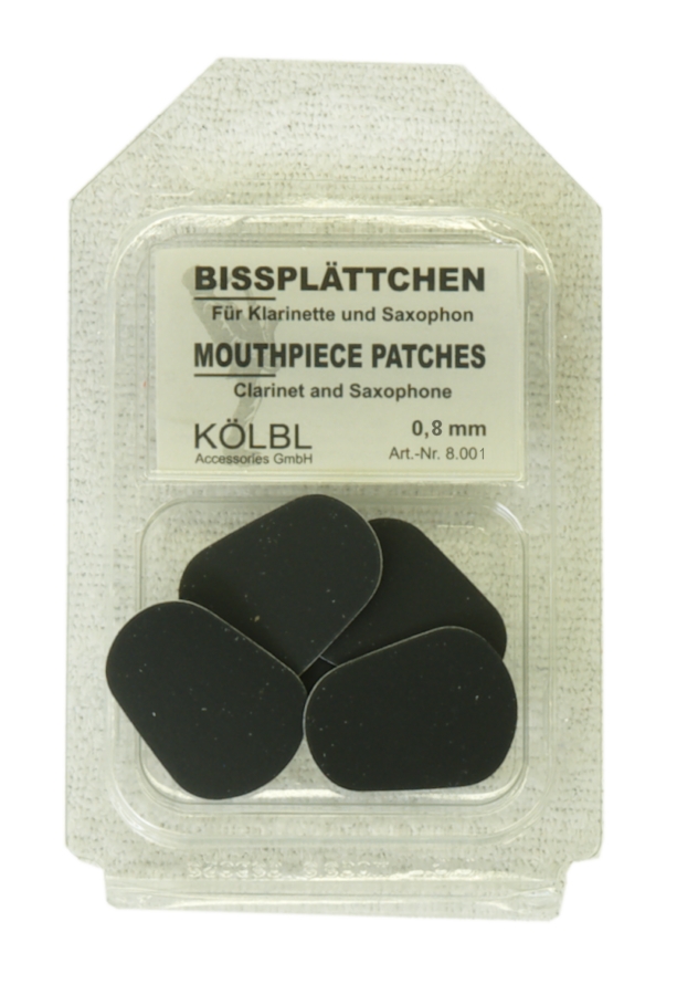 Kölbl 8.001 Bissplatte  0,8 mm Schwarz 6er Kölbl 8.001 Bissplatte  0,8 mm Schwarz 6er
