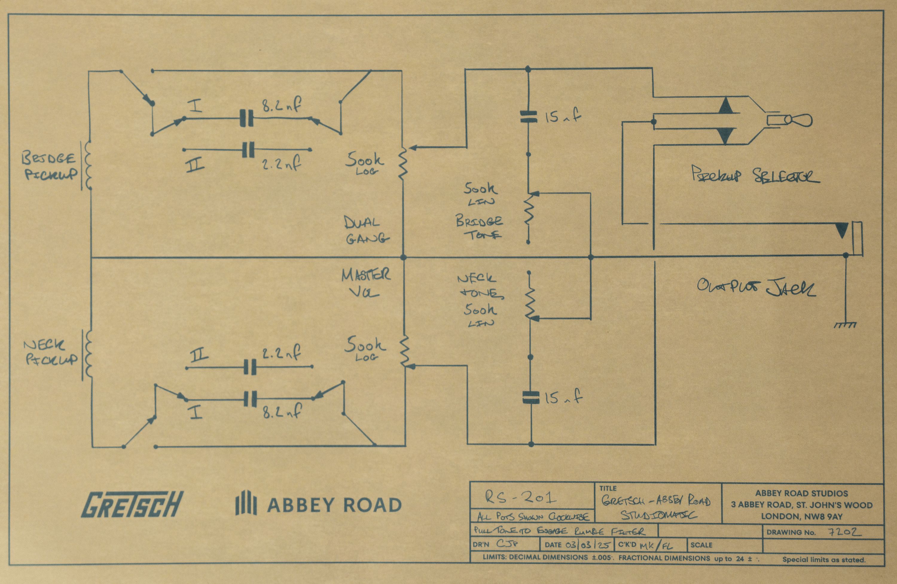 Gretsch Abbey Road RS201 Studiomatic Limited Edition – Bild 11