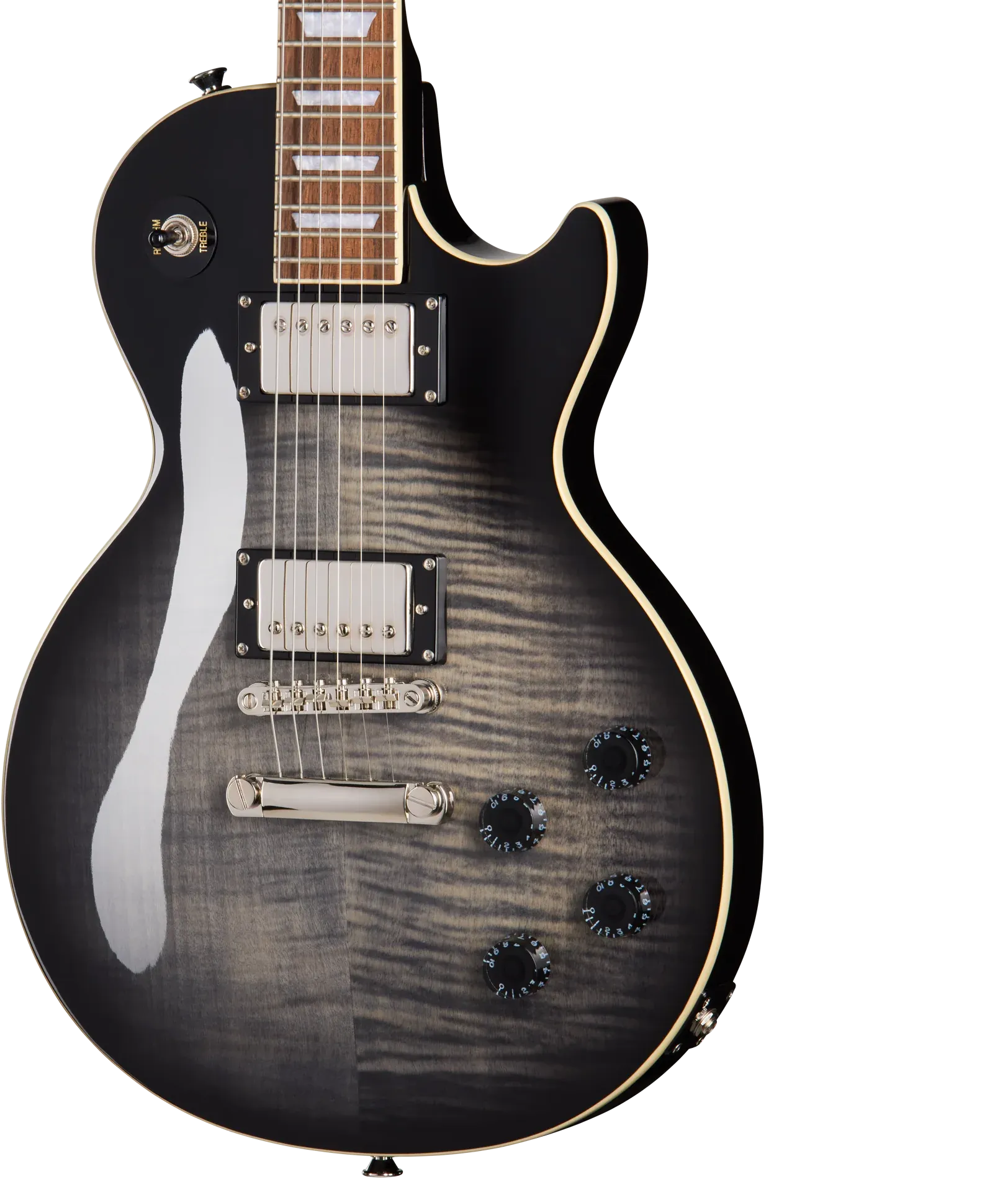 Epiphone Les Paul Tribute Plus Ebony Burst – Bild 3