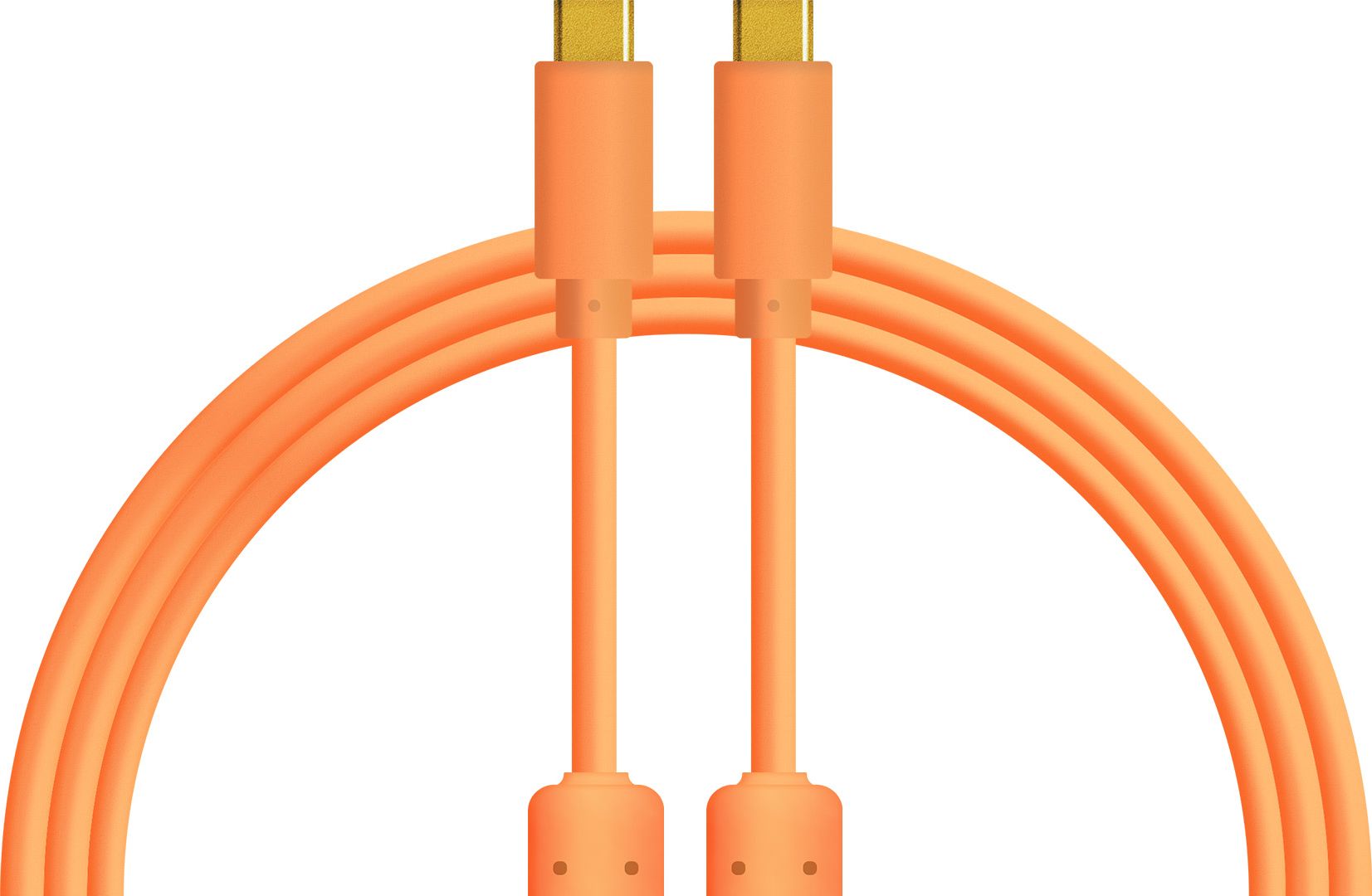 DJ TechTools USB-C to C Chroma Cable orange straight (ca. 1,0m)