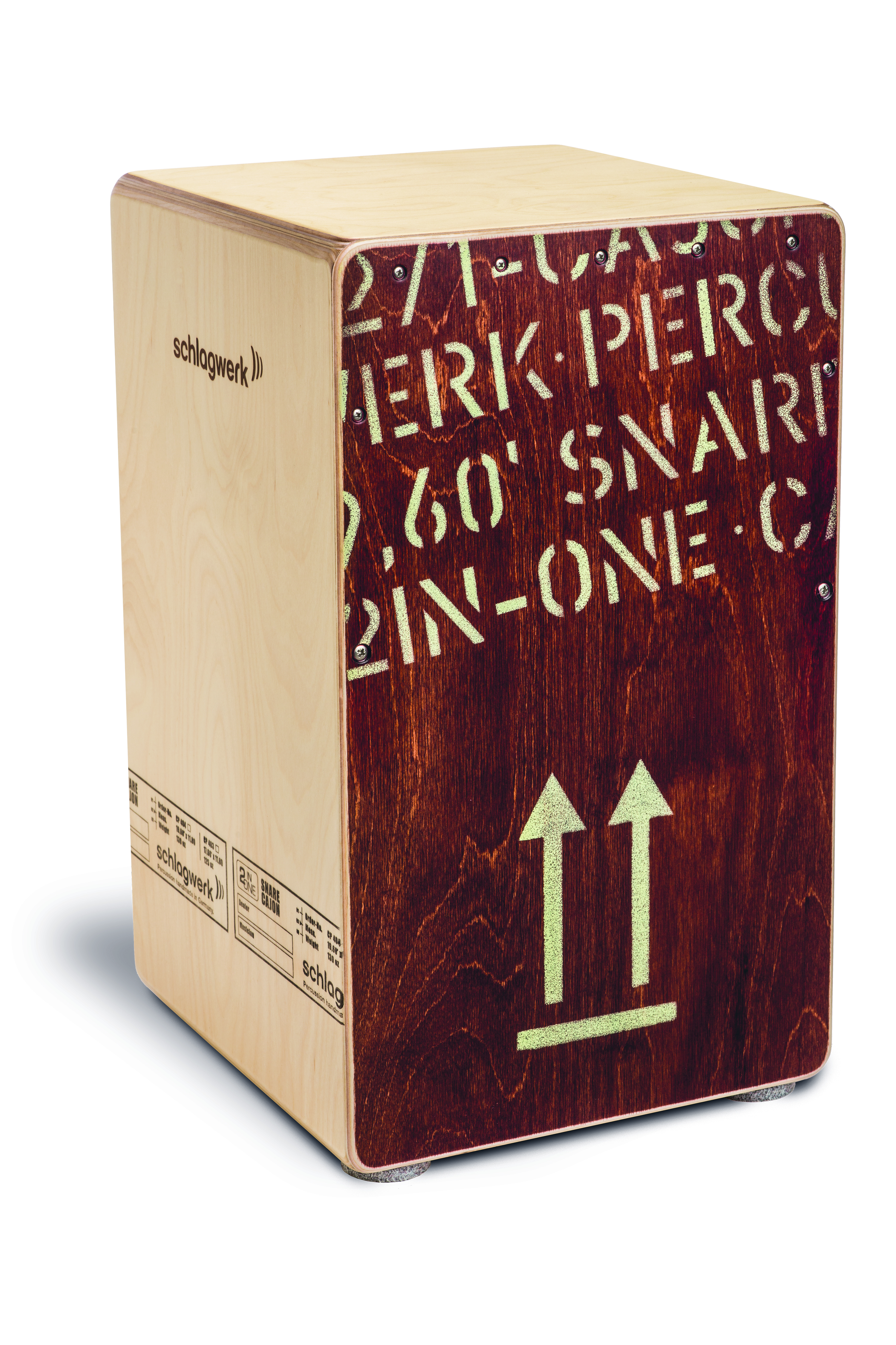 Schlagwerk CP404RED "2inOne" Snare Cajon Large Red