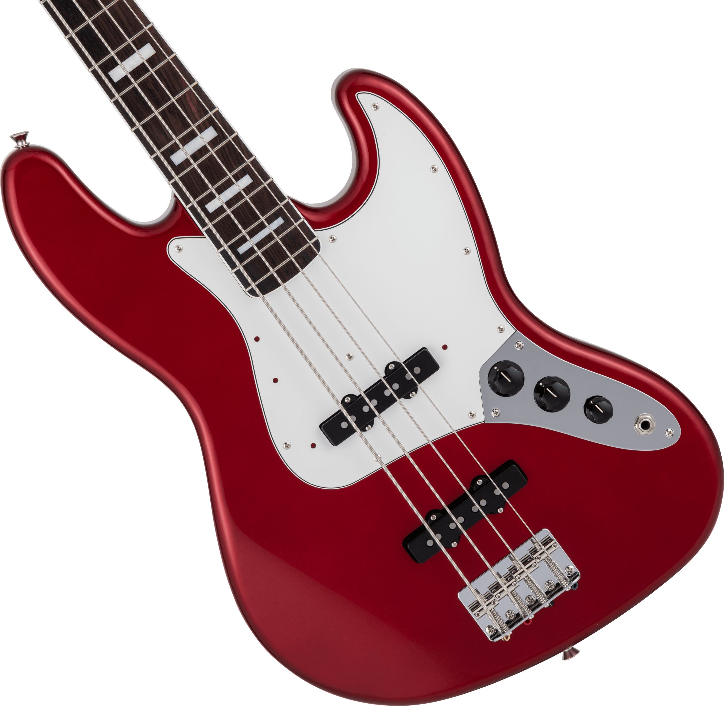 Fender Made in Japan Traditional 70s Jazz Bass Rosewood Fingerboard Candy Apple Red – Bild 4