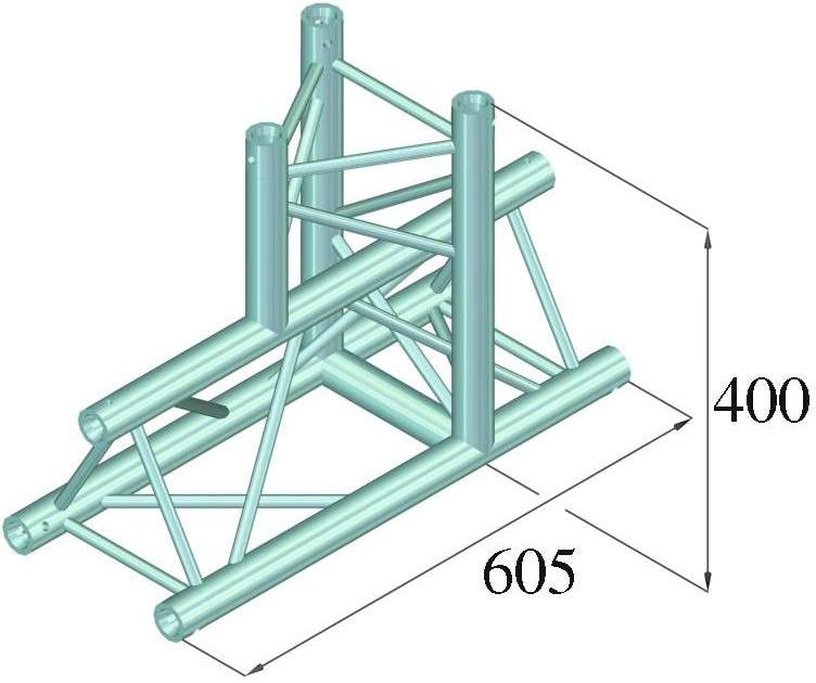 Alutruss DECOLOCK DQ3-PAT37 3-Weg T-Stück 90° – Bild 2